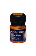Краска акрил 20мл металлик Золото олимпик 4926971 Decola