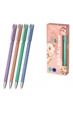 Ручка гелевая 0,38мм синяя Pastel Bloom 61299 Erich Krause