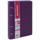 Тетрадь на кольц 120л исккожа Фиолет-свфиолет 129989 Brauberg