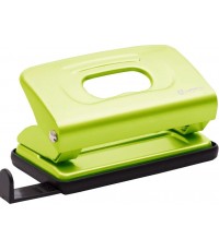 Дырокол 10л метал с лин св-зелен Metallic PN0148-LG Lamark
