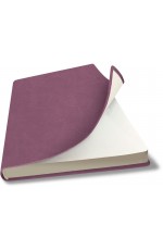 Записная книжка А5 160л нелин искусственная кожа фуксия Salut FLEX 01120-FS Lamark