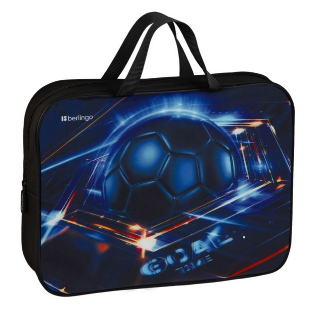 Папка А4 текстильная на молнии с ручками Goalpack FB-NS-1208 Berlingo