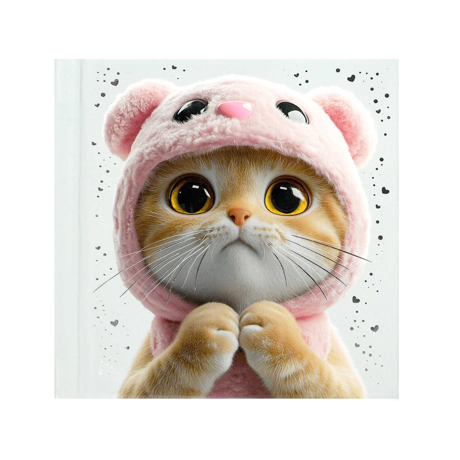 Записная книжка 105*105 48л кл твобл Кот в капюшоне 71919 Феникс