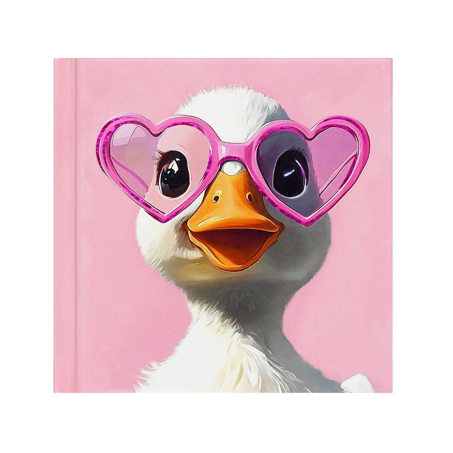 Записная книжка 105*105 48л кл твобл Утенок в очках 71921 Феникс