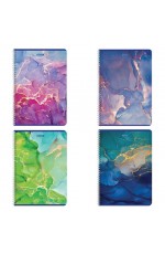 Тетрадь А4 96л кл спирМрамор 404063 Brauberg