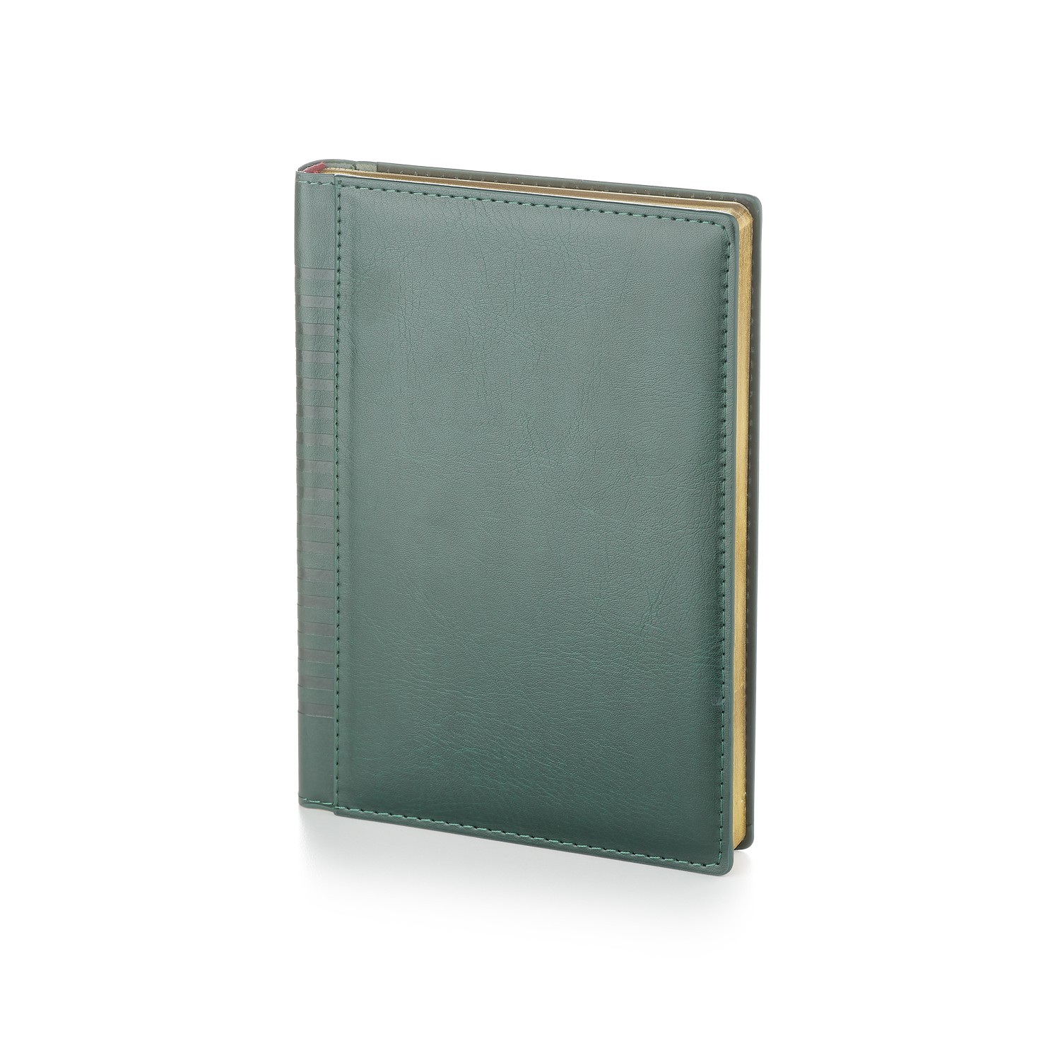 Ежедневник недат А5 золотсрез исккожа зелен Image 3-346/03 Bruno Visconti