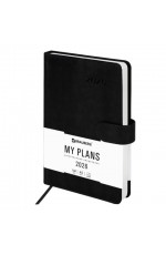 Ежедневник дат 2026г А5 магн заст исккожа черн Legend 117070 Brauberg