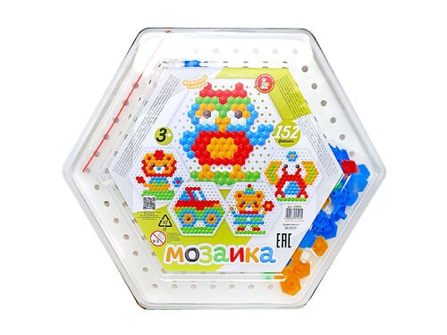 Мозаика шестигранная Сова 52 эл 02194 Дескор-во