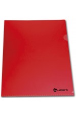 Папка-уголок А4 полупрозрачная красная LF0056-RD Lamark