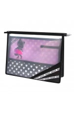 Папка д/дев А4 пластиковая на молнии Кошечка в юбочке 69288/12 Феникс