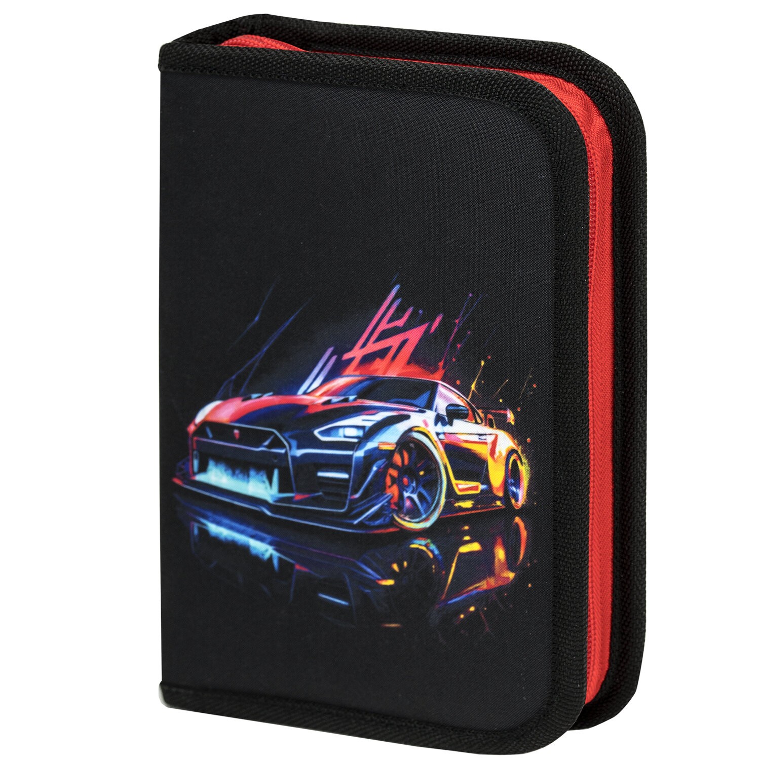 Пенал 1 отделение Neon drift 273329 Brauberg