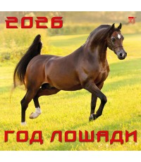 Календарь 2026 настенный 70622 Год лошади