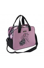 Сумка для спорта и путешествий текстильная на молнии с ручками Цветочная лошадка (Flower horse) 48481 Erich Kraus