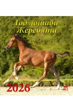 Календарь 2026 настенный 45607 Год лошади Жеребята