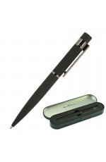 Ручка шариковая подарочная 1,0мм синяя в футляре, черный корпус Verona 20-0216/01 Bruno Visconti