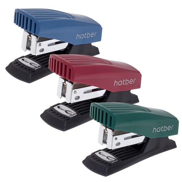 Степлер мини №24/6 26/6 до 12л ассорти Energy 085964 Хатбер