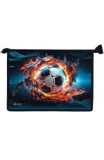 Папка д/труда А4 на молнии Крутой футбол 0051-01 Lamark