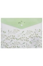 Папка на кнопке А5 Природа Листья (Natural Leaves) 33480 Хатбер
