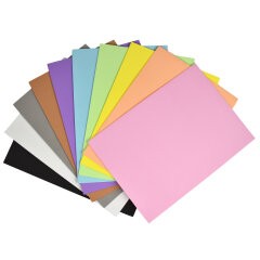 Фоамиран А4 10л 10цв Пастельные оттенки 65995 Феникс