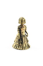 Сувенир Колокольчик из бронзы Девочка с веером 1351316
