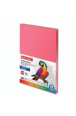 Бумага для оргтехники А4 100л 80г/м интенсив Красная 112449 Brauberg
