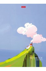 Тетрадь А4 80л кл 5цвблок твобл Далекие горизонты 35515 Хатбер