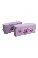Пенал-косметичка 2отд Pastel Bloom (Lilac) 61947 Erich Krause