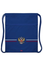 Мешок для обуви 34*47см, карман на молнии Я люблю Россию 29051 Хатбер