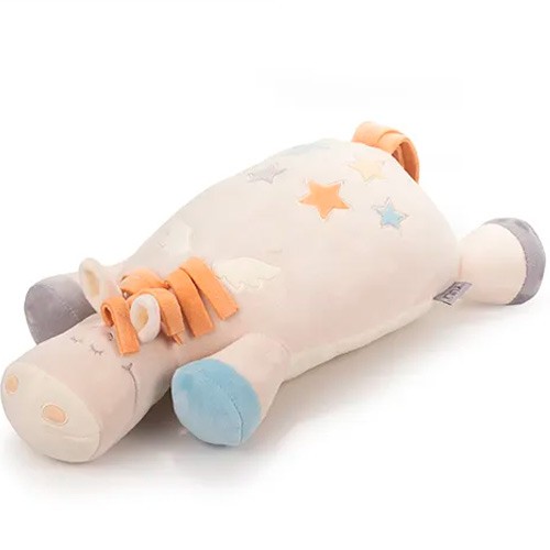 Мягкая игрушка Лошадка Тёма подушка ангелочек беж43см ЛПАТ/14/59-2 Культ-игрушка