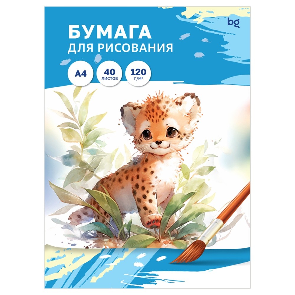 Папка для рисования А4 40л 120г/м 58068 БиДжи