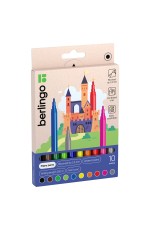 Фломастеры 10цв Замки 00210 Berlingo