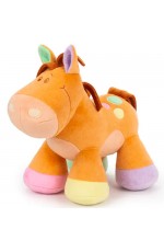 Мягкая игрушка Лошадка Тося рыжый 22 см ЛТ/22/36-1 Культ-игрушка
