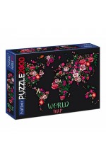Пазл 2000 эл Premium Flower map 2000П31_25846 Хатбер