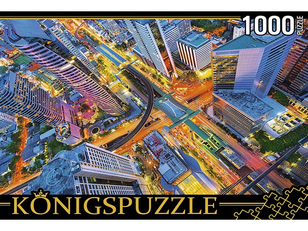 Пазл Konigspuzzle 1000эл Таиланд Ночной Бангкок ГИК1000-0636