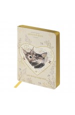 Ежедневник недат. А6 золотой срез, искусственная кожа Котики приносят счастье 3-742/08 Bruno Visconti