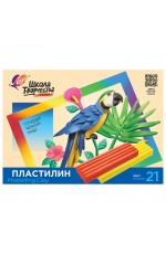 Пластилин 21цвет Школа творчества 29С 1765-08 Луч