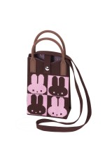 Сумочка-органайзер кросс боди вязаная Кролик (Rabbit) 273790 Heikki