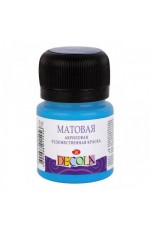 Краска акрил матовая 20 мл Небесно-голубая Decola 14326512 ЗХК