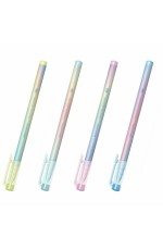 Ручка гелевая 0,5 мм игольчатый стержень черная Grade Pastel 144284 Brauberg