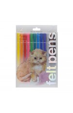 Фломастеры 12цв Cute Friends Котенок 32-0023/02 Bruno Visconti