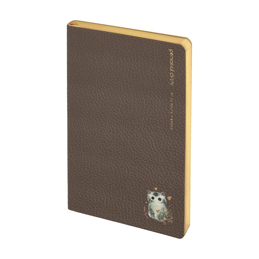 Ежедневник недат. А5 золотой срез, искусственная кожа Love me Котенок 3-743/24 Bruno Visconti