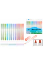 Набор маркеров текст 12 цв пастельн МС-7569 Basir
