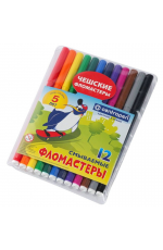 Фломастеры 12цв Пингвин блистер 7790/12 Centropen