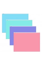 Папка zip А4 непрозрачная ассорти Диагональ Пастель (Diagonal Pastel) 50338 Erich Krause