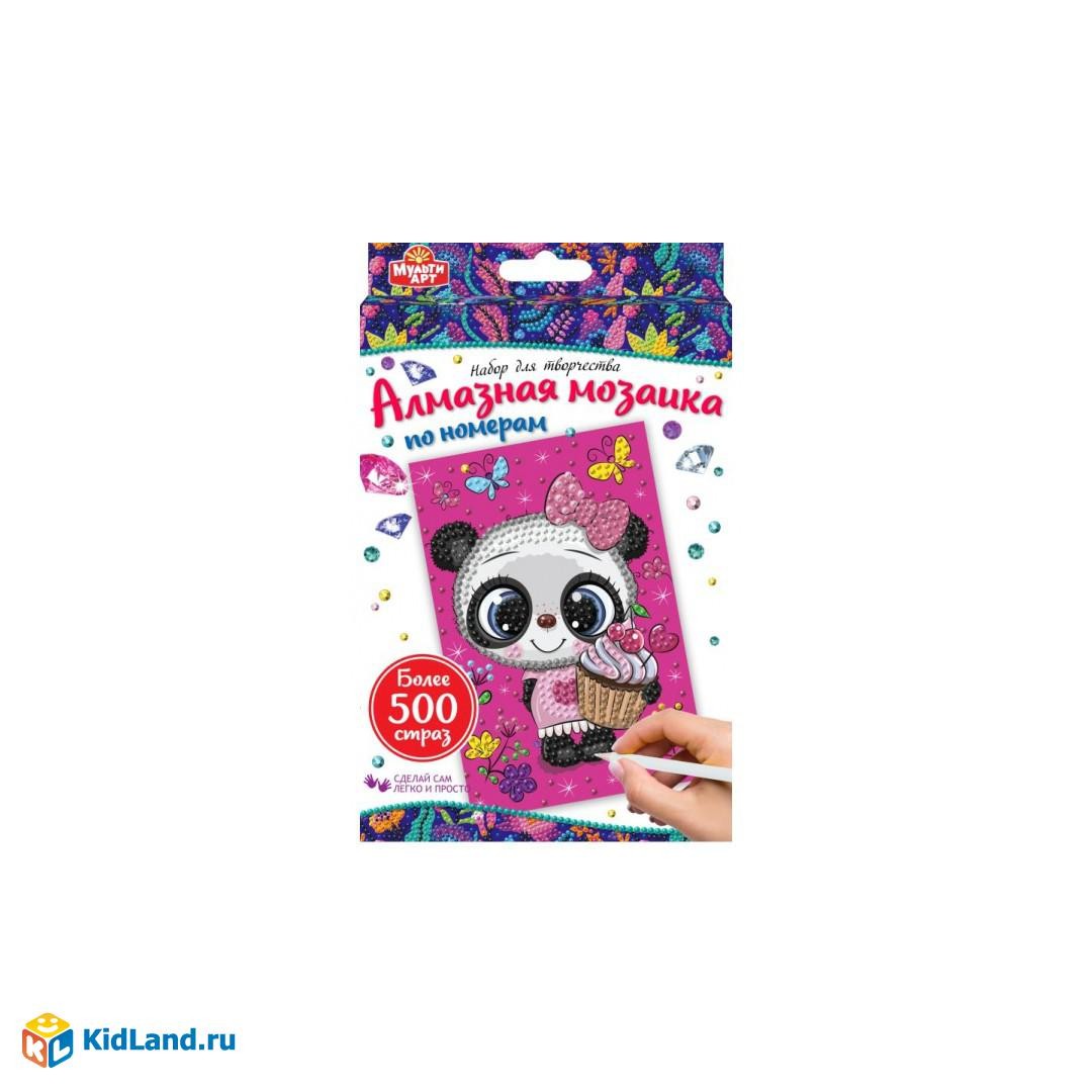 Мозаика алмазная Пандочка в кор AM10X15-MAPANDA Мульти Арт
