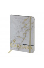 Записная книжка А5 100л лин на резинке, твердая обложка Carrara 3-479/07 Bruno Visconti
