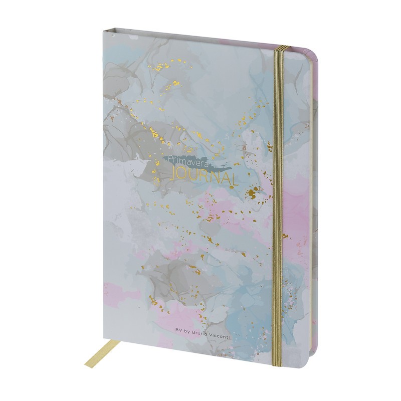 Записная книжка А5 100л лин на резинке, твердая обложка Primavera 3-479/08 Bruno Visconti