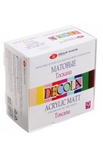 Краски акрил матовые 9цв*20мл Toscana Decola 143411882 ЗХК