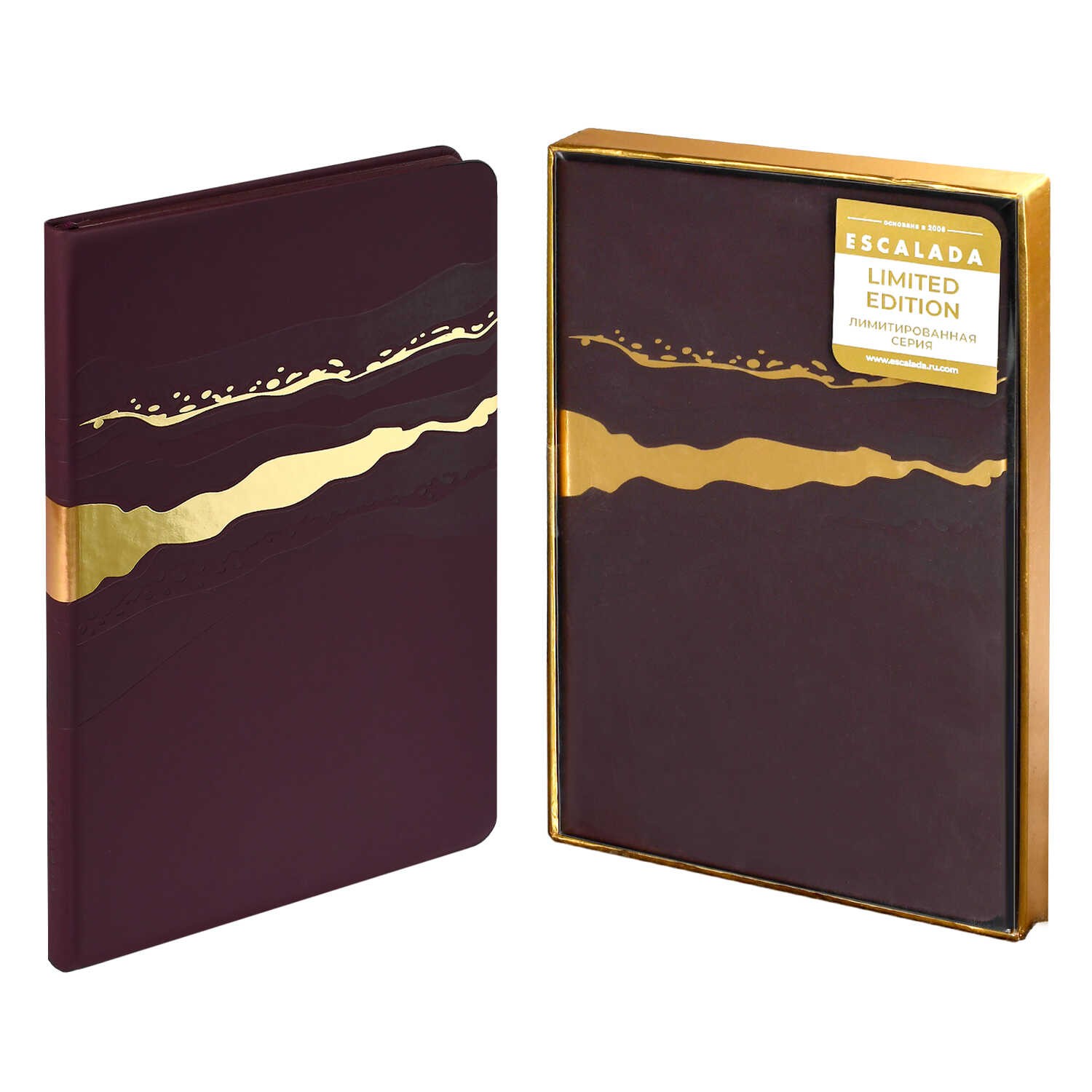 Ежедневник недат А5 цвсрез исккожа софт тач бордо 70600 Феникс