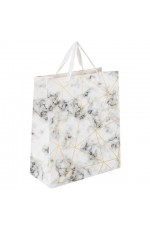 Пакет подар 26*13*33см Golden Marble 608251 Золотая сказка